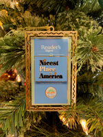 2018 Christmas Ornament: Reader’s Digest “Nicest Place in America” 2017 Gallatin, Tennessee